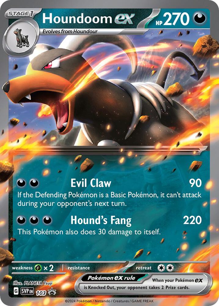 Houndoom ex - 103 - Promo