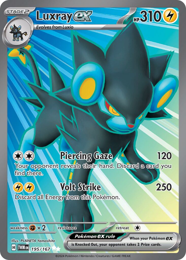 Luxray ex - 195/167 - Ultra Rare