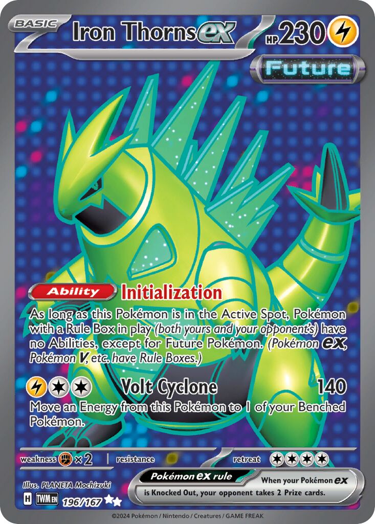 Iron Thorns ex - 196/167 - Ultra Rare