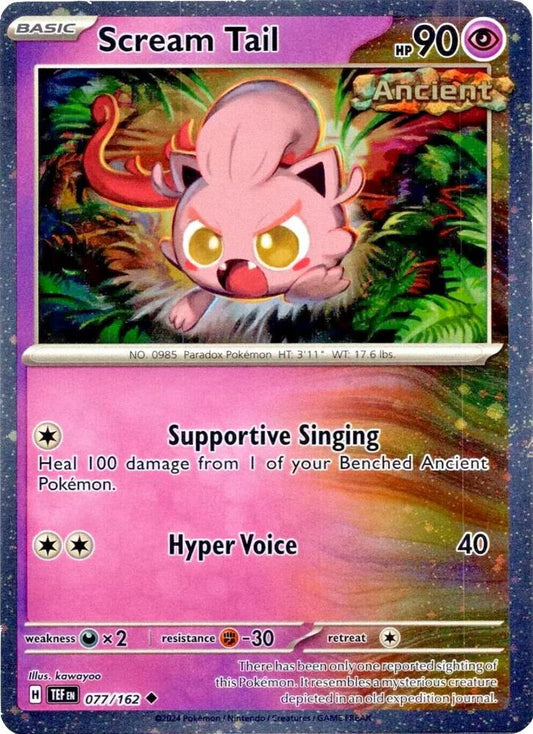 Scream Tail - 077/162 (Cosmos Holo) - 077/162 - Uncommon