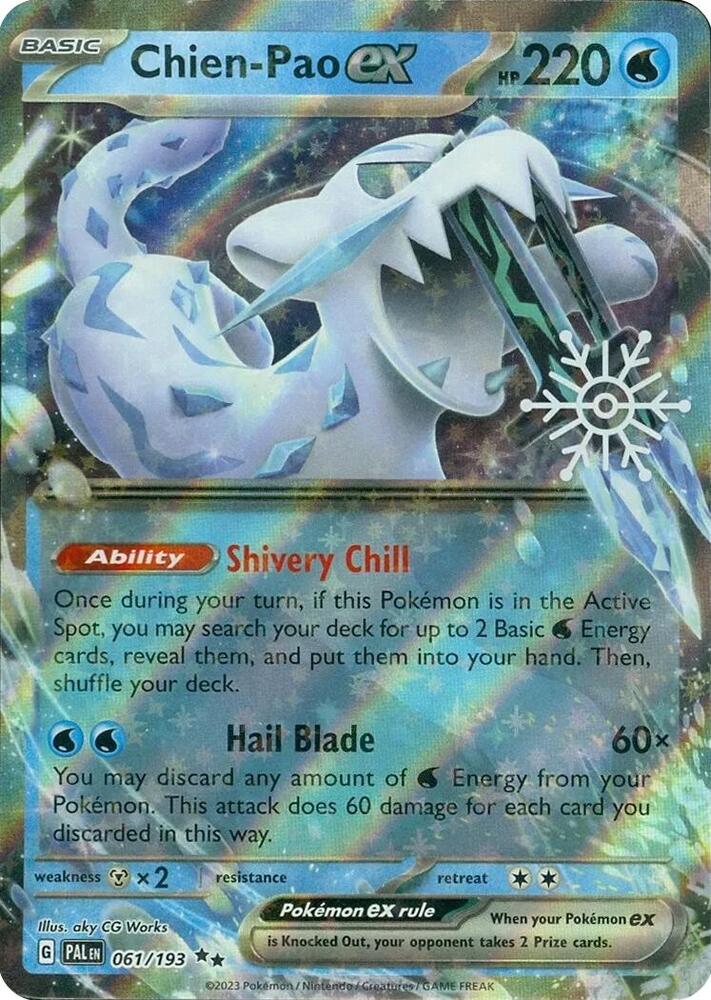 Chien-Pao ex - 061/193 (Holiday Calendar) - 061/193 - Double Rare