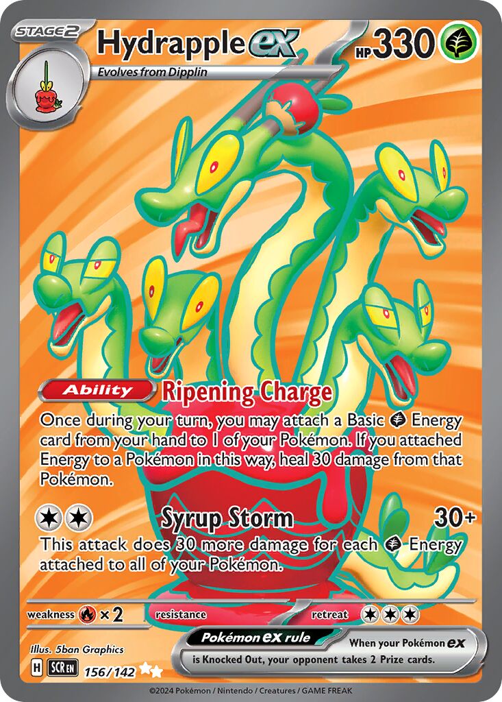 Hydrapple ex - 156/142 - Ultra Rare