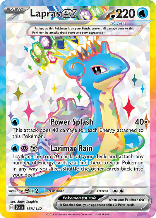 Lapras ex - 158/142 - Ultra Rare