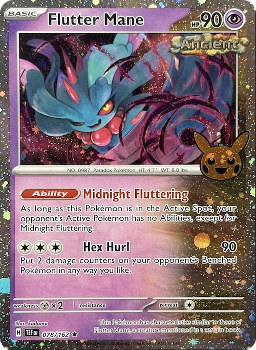 Flutter Mane - 078/162 - Cosmo Holo Rare