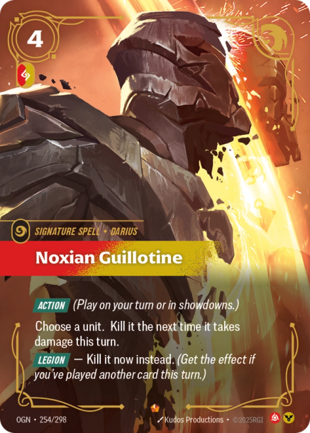 NOXIAN GUILLOTINE - OGN-254/298 (Foil)