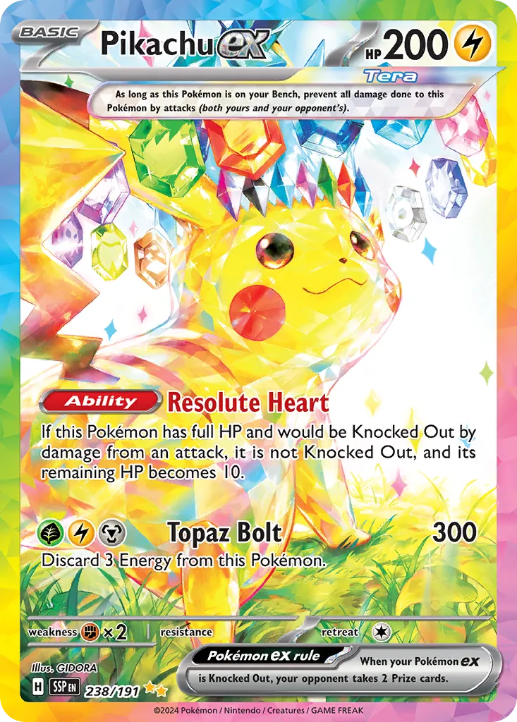 Pikachu ex - 238/191 - Special Illustration Rare