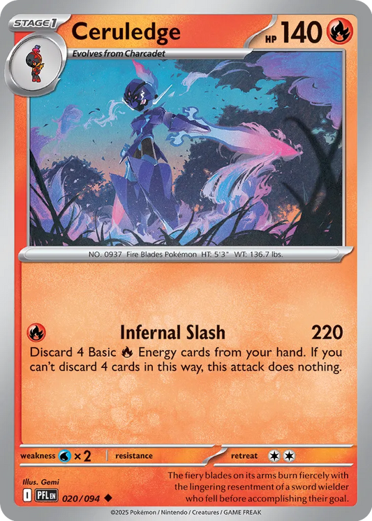 Ceruledge - 020/094 - Uncommon