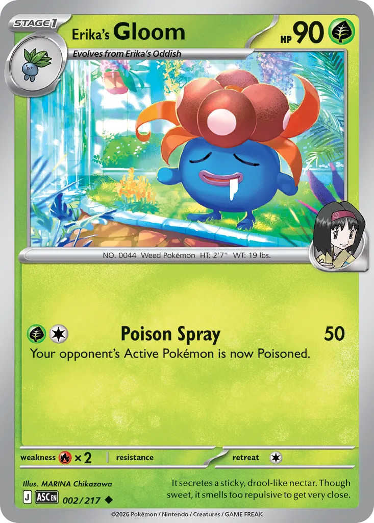 Erika's Gloom - 002/217 - Uncommon
