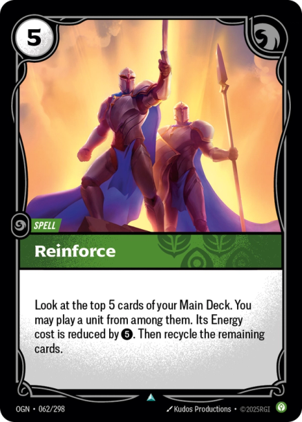 REINFORCE - OGN-062/298 (Foil)