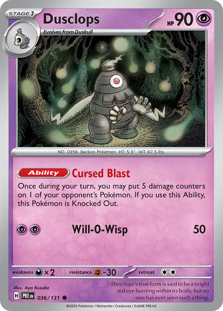 Dusclops - 036/131 - Common