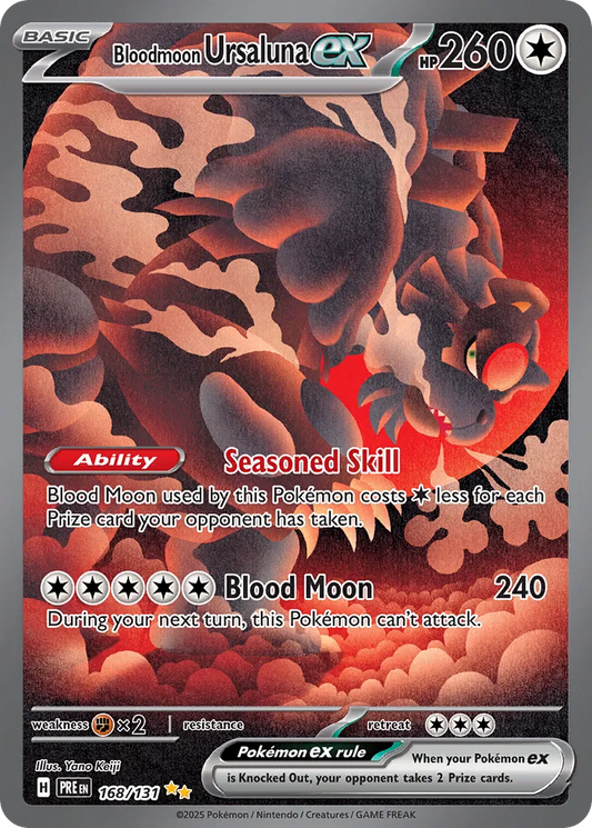 Bloodmoon Ursaluna ex - 168/131 - Special Illustration Rare