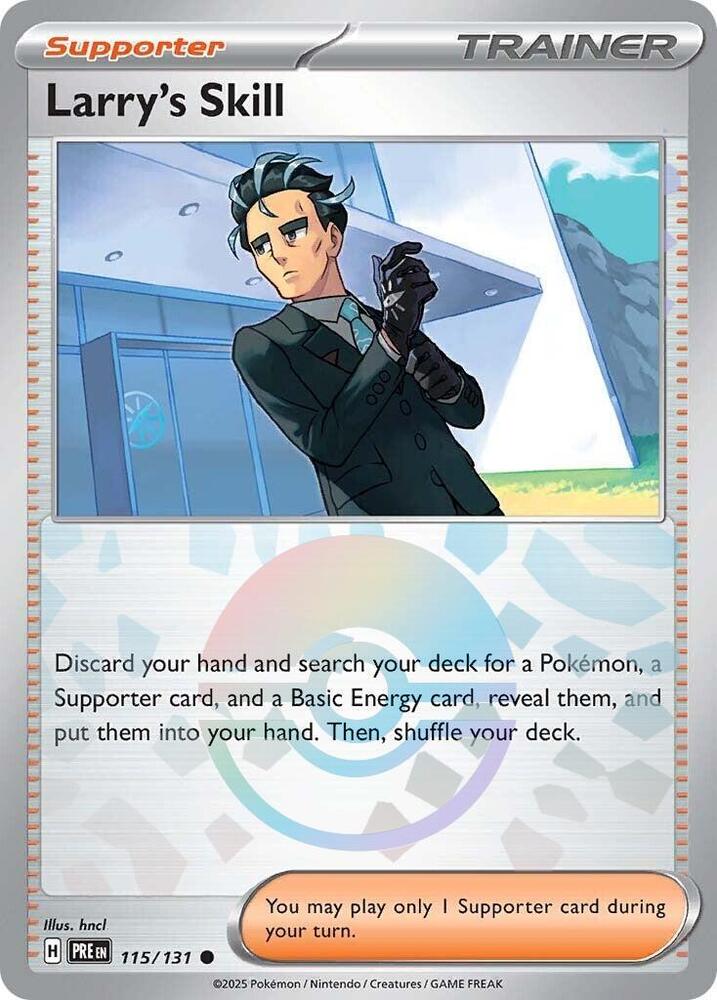 Larry's Skill - 115/131 (Poke Ball Pattern) - 115/131 - Common