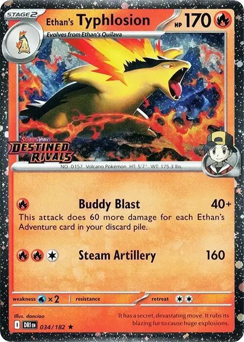 Ethan's Typhlosion (Prerelease) - 034/182 - Rare