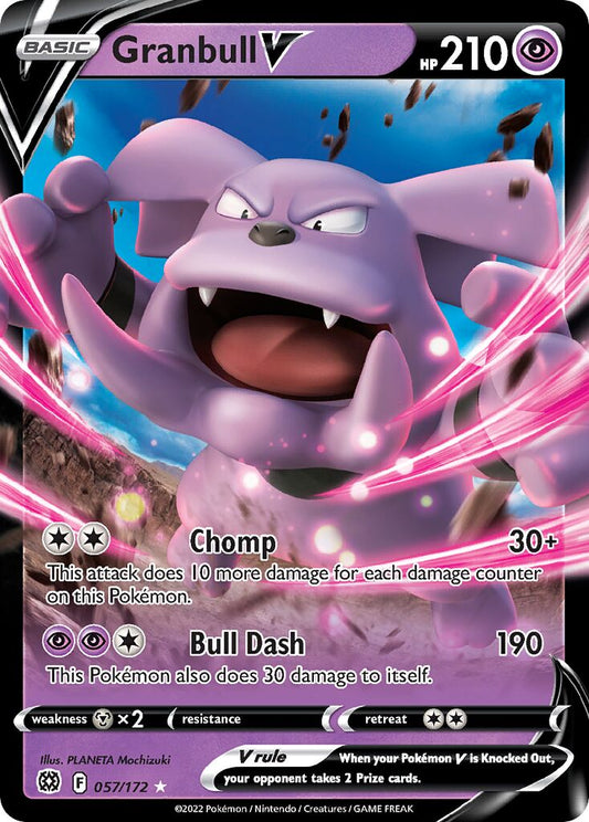 Granbull V - 057/172 - Holo Rare V