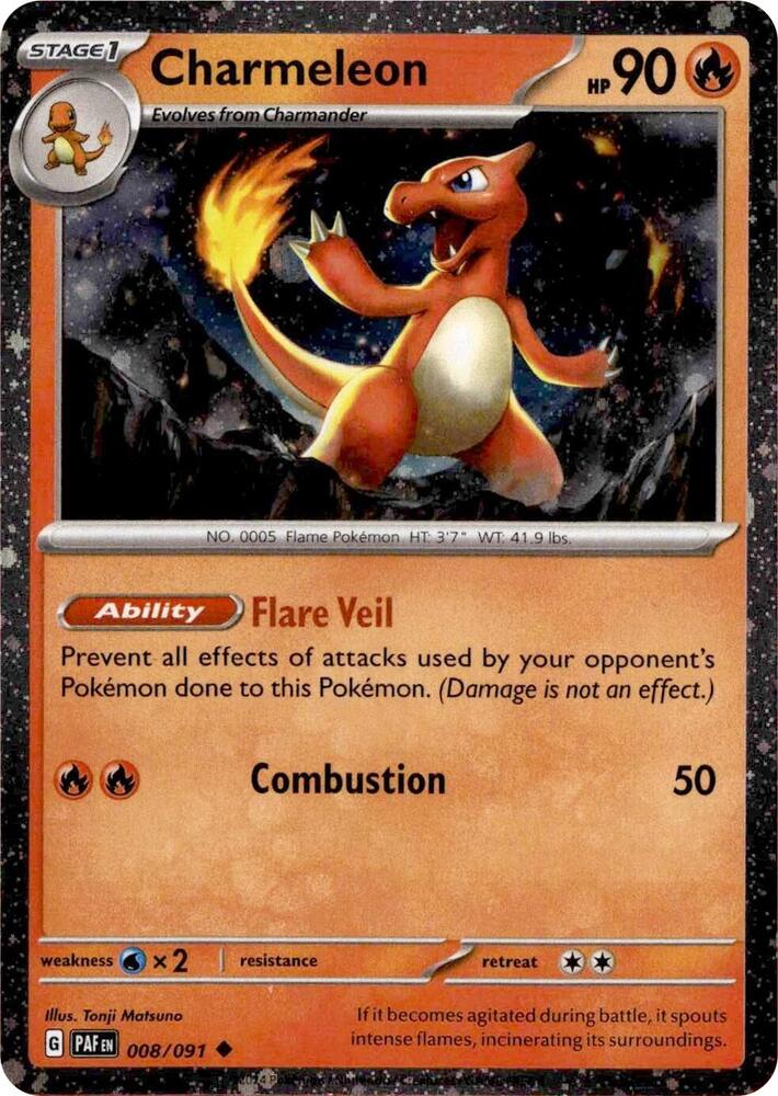 Charmeleon - 008/091 (Cosmos Holo) - 008/091 - Uncommon