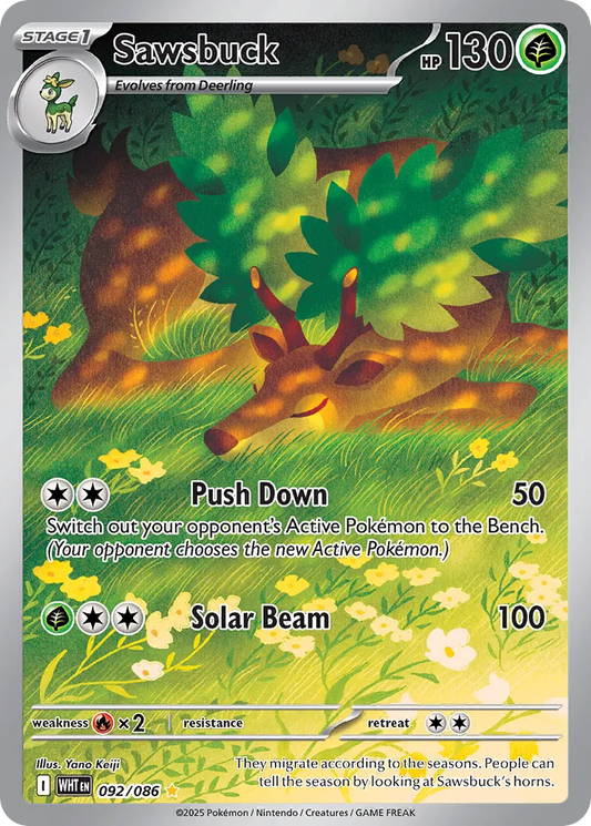 Sawsbuck - 092/086 - Illustration Rare