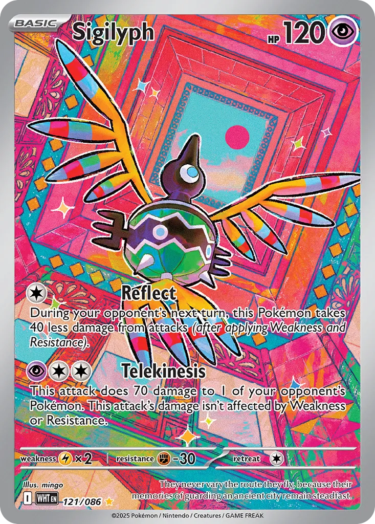 Sigilyph - 121/086 - Illustration Rare