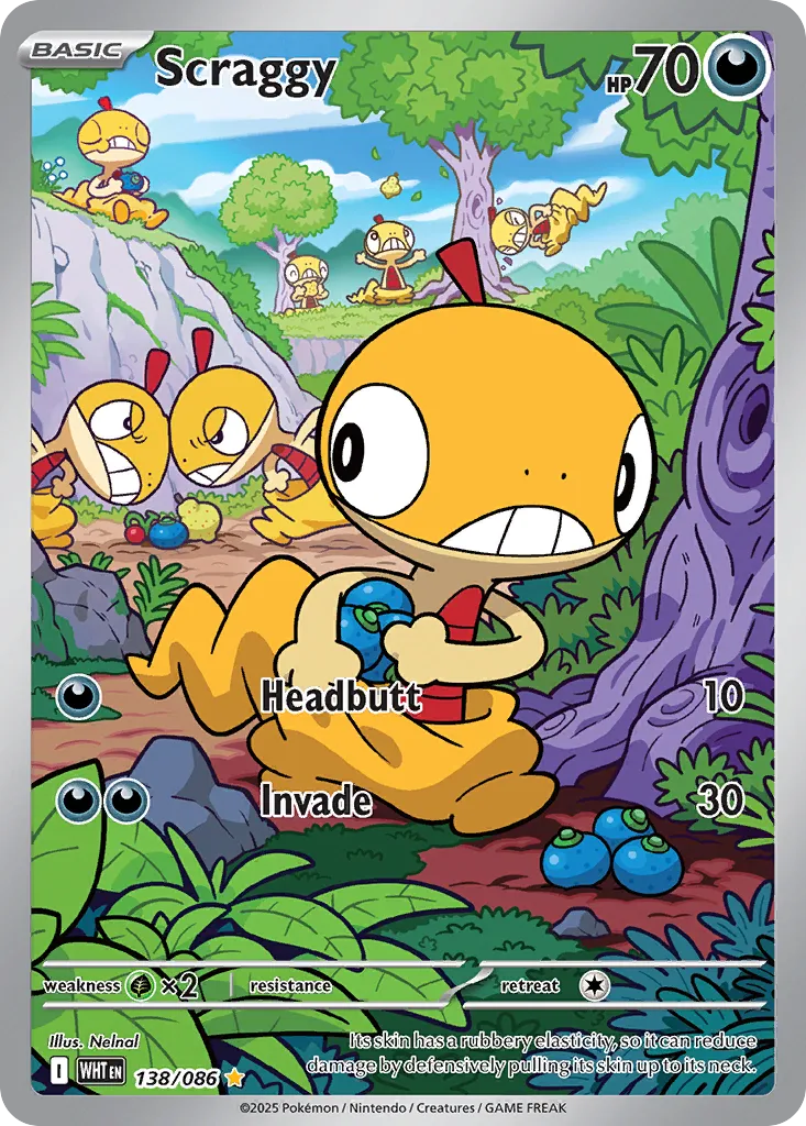 Scraggy - 138/086 - Illustration Rare