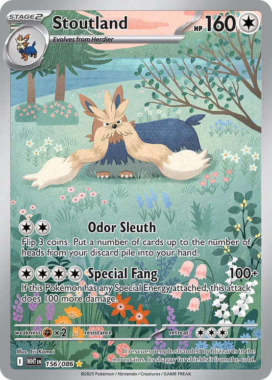Stoutland - 156/086 - Illustration Rare