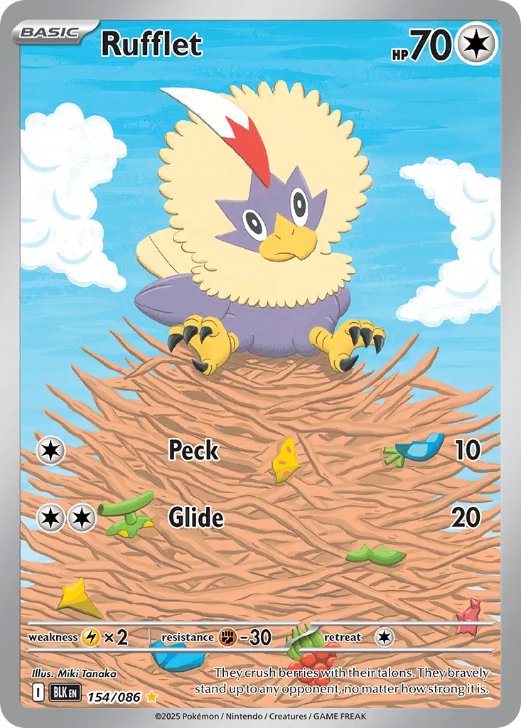 Rufflet - 154/086 - Illustration Rare