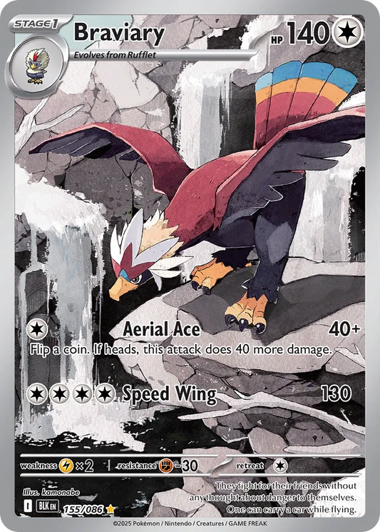 Braviary - 155/086 - Illustration Rare