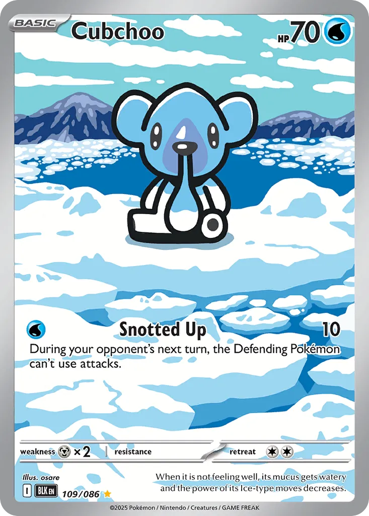 Cubchoo - 109/086 - Illustration Rare