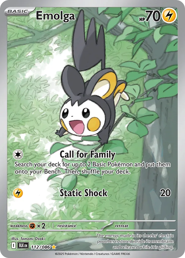 Emolga - 112/086 - Illustration Rare