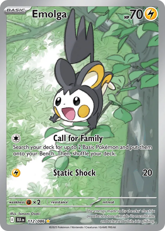 Emolga - 112/086 - Illustration Rare