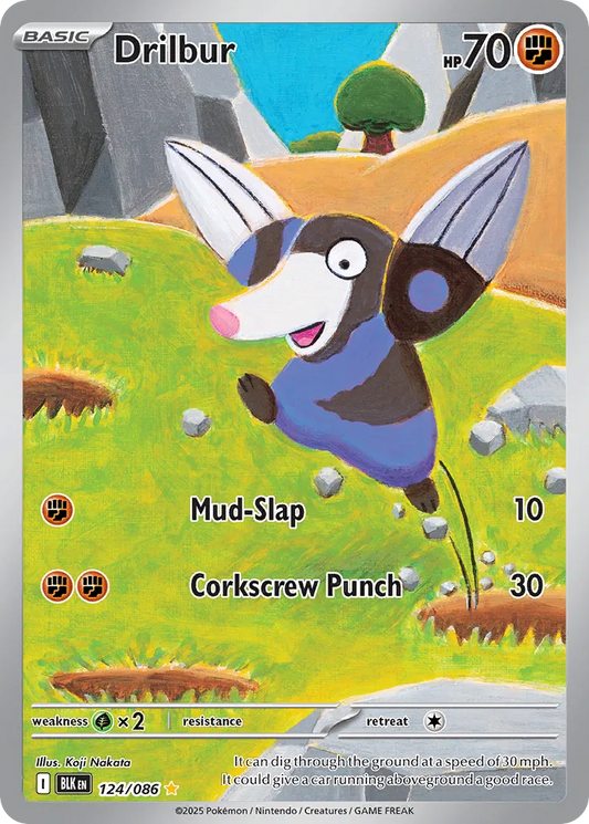 Drilbur - 124/086 - Illustration Rare