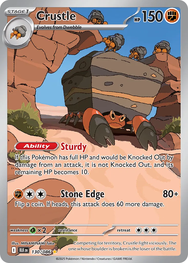 Crustle - 130/086 - Illustration Rare