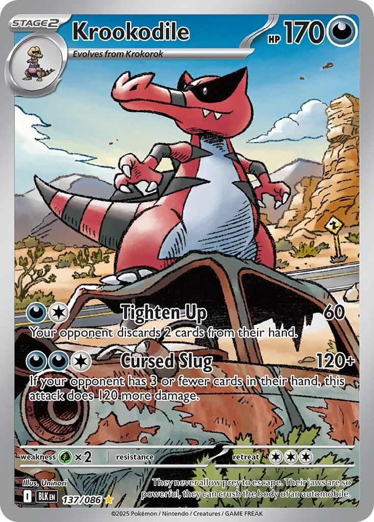 Krookodile - 137/086 - Illustration Rare