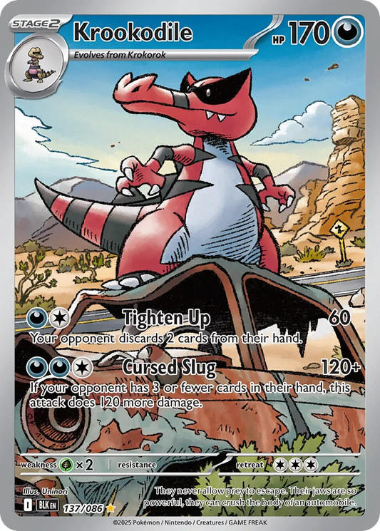 Krookodile - 137/086 - Illustration Rare
