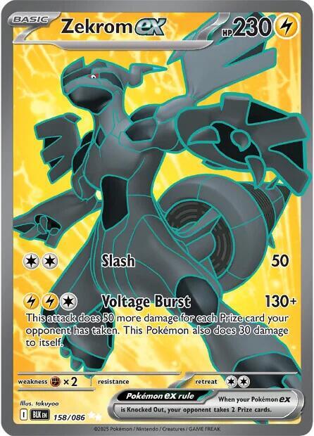 Zekrom ex - 158/086 - Ultra Rare