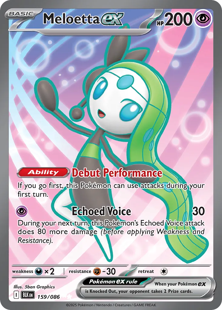 Meloetta ex - 159/086 - Ultra Rare