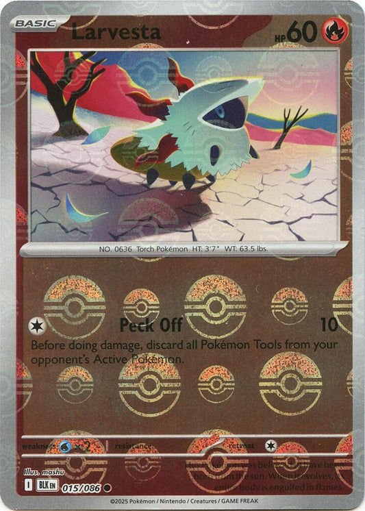 Larvesta (Poke Ball Pattern) - 015/086 - Common