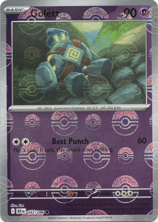 Golett (Poke Ball Pattern) - 042/086 - Common