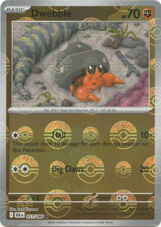 Dwebble (Poke Ball Pattern) - 051/086 - Common