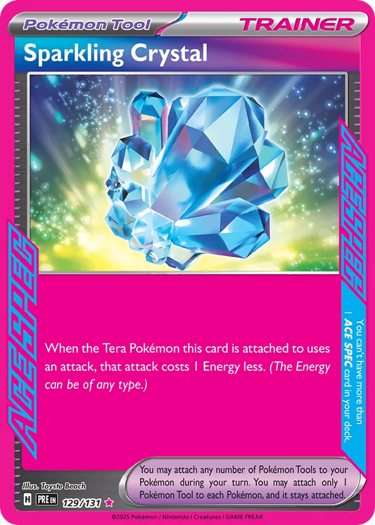 Sparkling Crystal - 129/131 - ACE SPEC Rare