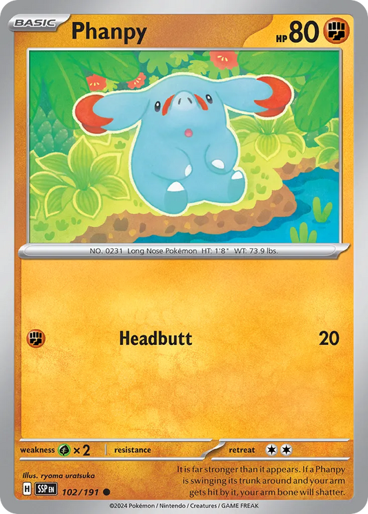 Phanpy - 102/191 - Common