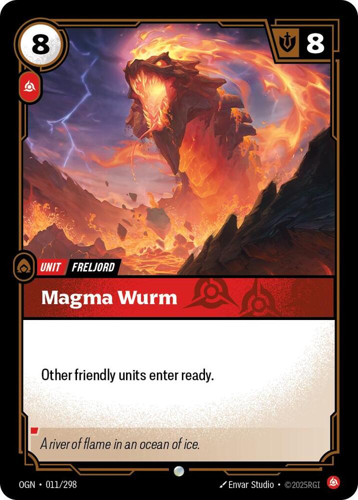 Magma Wurm - 011/298 - Common