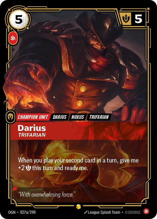 Darius - Trifarian - 027a/298 - Showcase