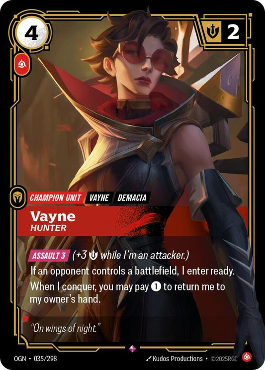 Vayne - Hunter - 035/298 - Rare