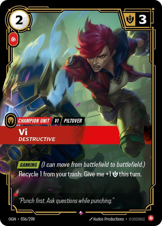 Vi - Destructive - 036/298 - Rare