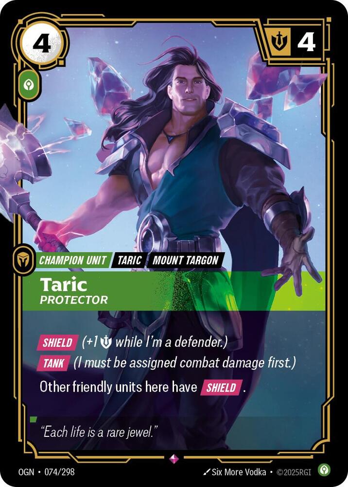 Taric - Protector - 074/298 - Rare