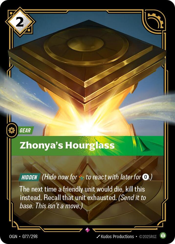 Zhonya's Hourglass - 077/298 - Rare