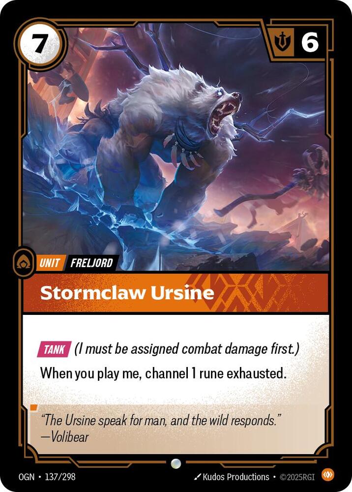 Stormclaw Ursine - 137/298 - Common