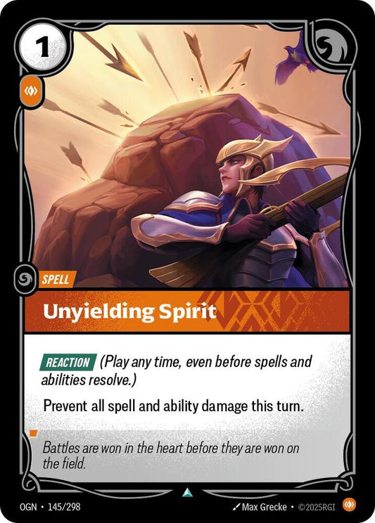 Unyielding Spirit - 145/298 - Uncommon
