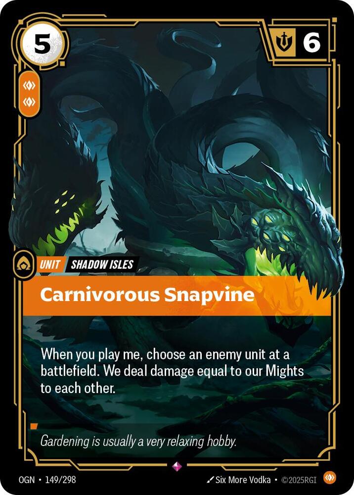 Carnivorous Snapvine - 149/298 - Rare