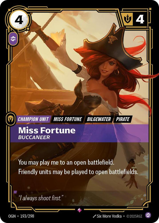 Miss Fortune - Buccaneer - 193/298 - Rare