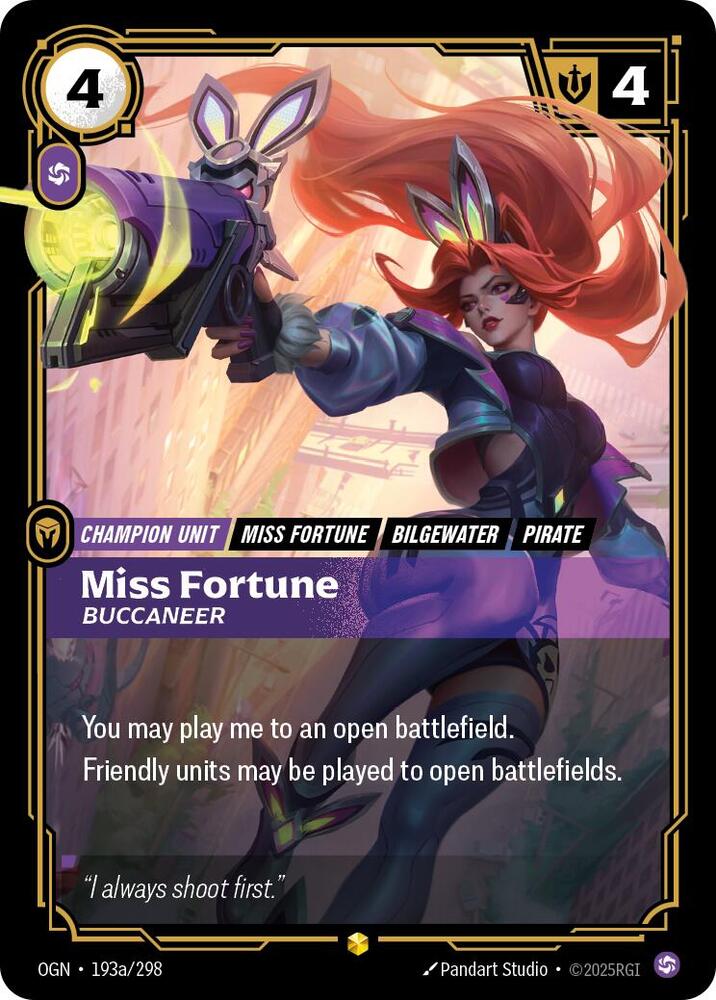 Miss Fortune - Buccaneer - 193a/298 - Showcase
